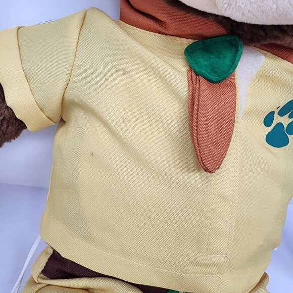 Build-A-Bear 16in Monkey Scout Plush Brown Fur Toy with Yellow Outfit - Picture 3 of 8